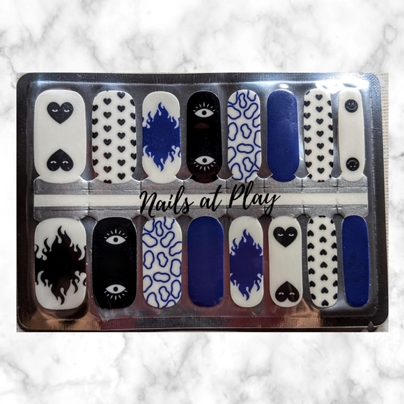 5 for $15 Nail Wraps- Sky's are Blue - Picture 2 of 5